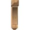 Ekena Millwork Thorton Arts and Crafts Smooth Bracket w/ Offset Brace, Western Red Cedar, 7 1/2"W x 28"D x 32"H BKT0806X28X32THR03SWR - alternate 3